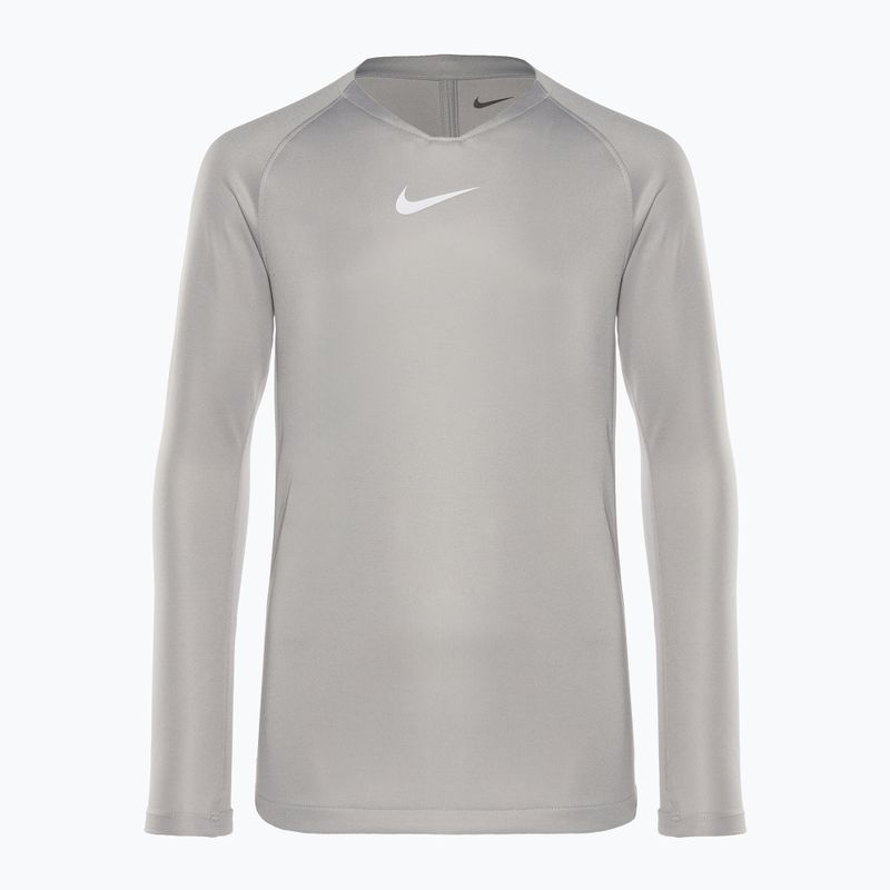 Longsleeve termoaktywny dziecięcy Nike Dri-FIT Park First Layer pewter grey/white