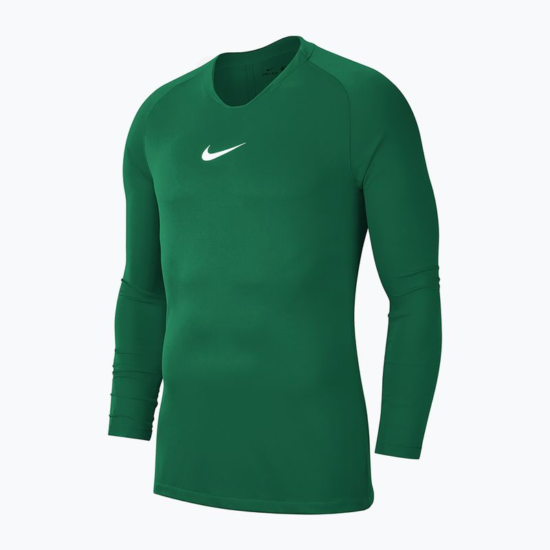 Longsleeve termoaktywny dziecięcy Nike Dri-FIT Park First Layer pine green/white