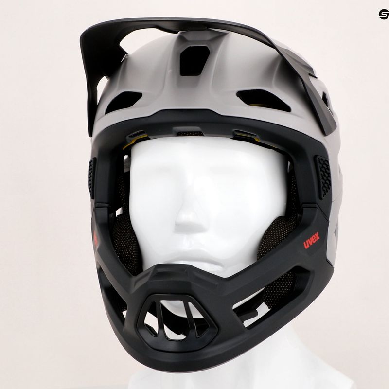 Kask rowerowy UVEX Revolt MIPS oak brown/red matt 14