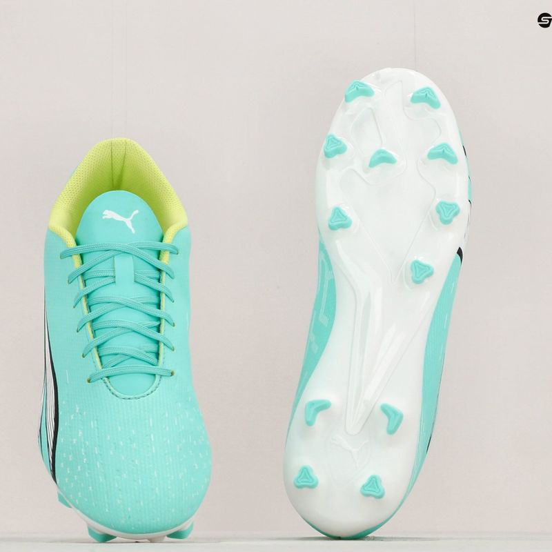 Buty piłkarskie męskie PUMA Ultra Play FG/AG electric peppermint/puma white/fast yellow 16