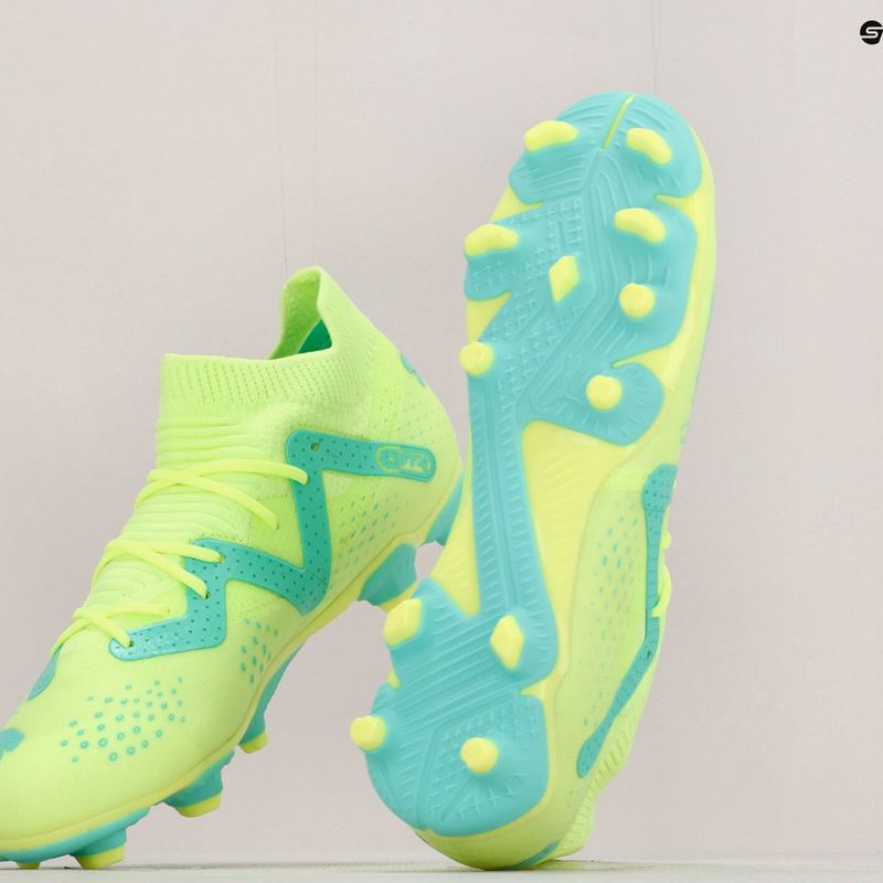 Buty piłkarskie dziecięce PUMA Future Match FG/AG fast yellow/puma black/electric peppermint 16