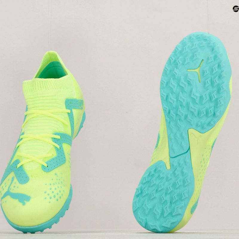 Buty piłkarskie dziecięce PUMA Future Match TT + Mid fast yellow/puma black/electric peppermint 16