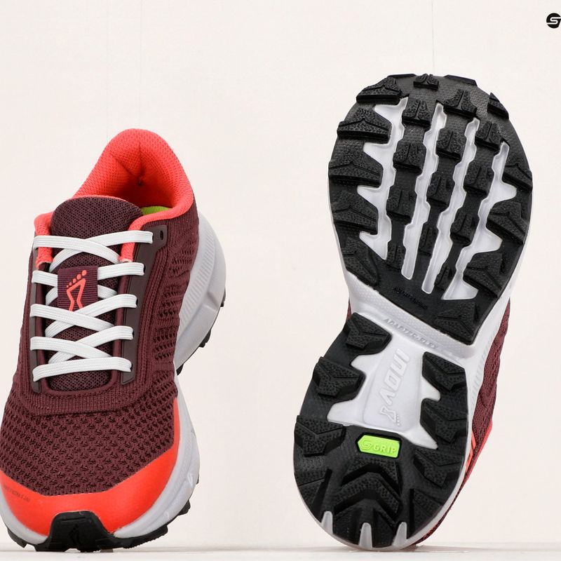 Buty do biegania damskie Inov-8 Trailfly Ultra G 280 red/burgundy 13