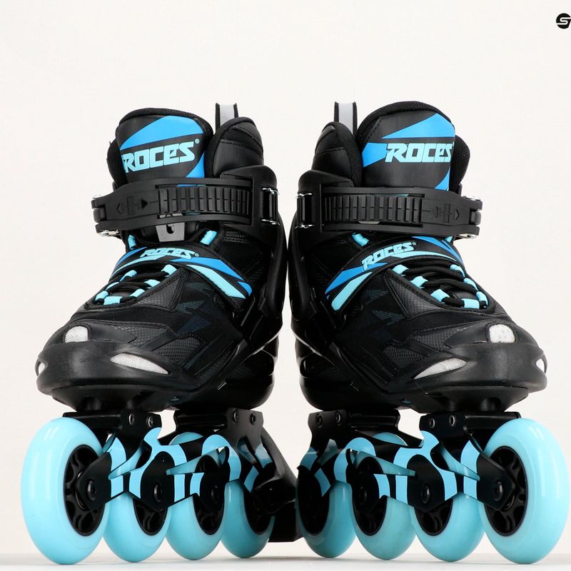 Rolki damskie Roces Helium II TIF black/azure 9
