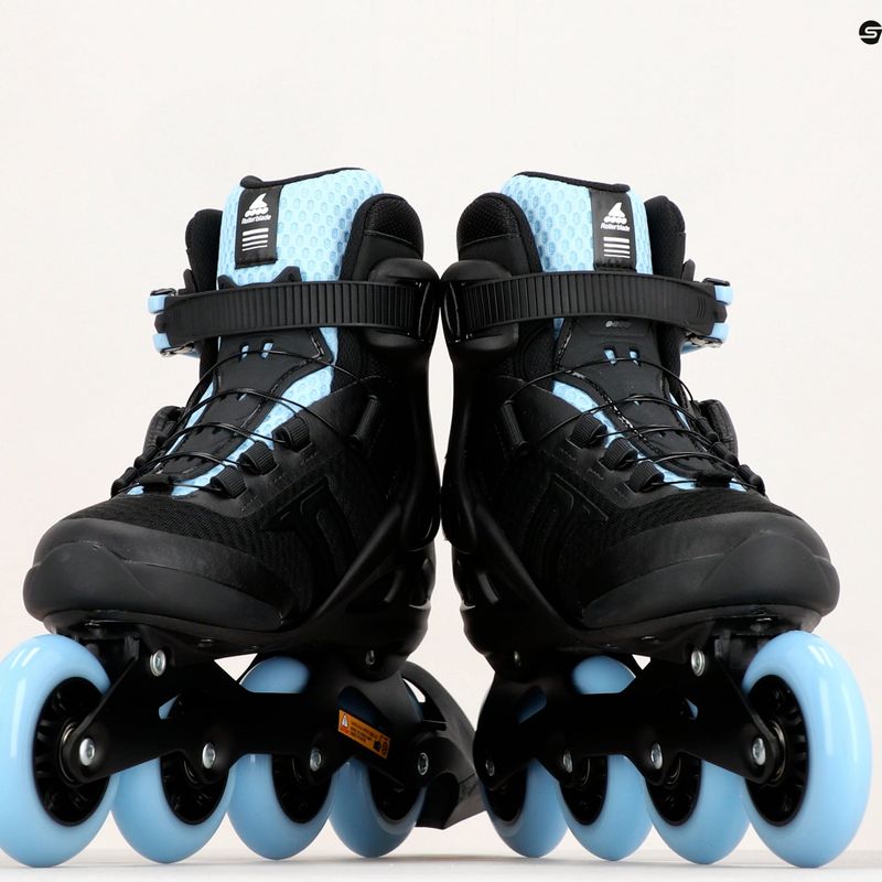 Rolki damskie Rollerblade Macroblade 84 BOA W black/powder blue 17