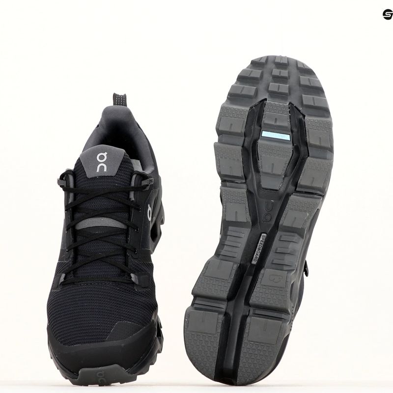 Buty męskie On Running Cloudwander Waterproof black/eclipse 12