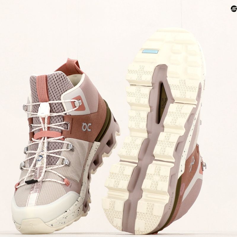 Buty turystyczne  damskie On Running Cloudtrax rose/ivory 17