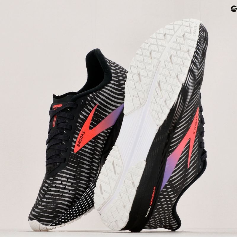 Buty do biegania damskie Brooks Hyperion Tempo black/coral/purple 17