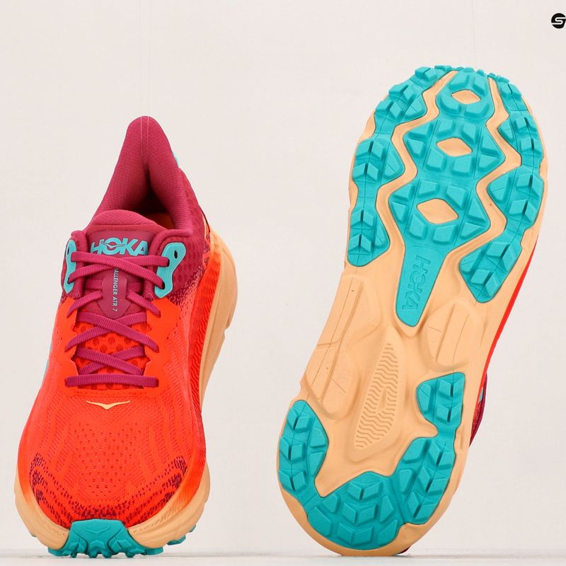 Buty do biegania męskie HOKA Challenger ATR 7 flame/cherries jubilee 11
