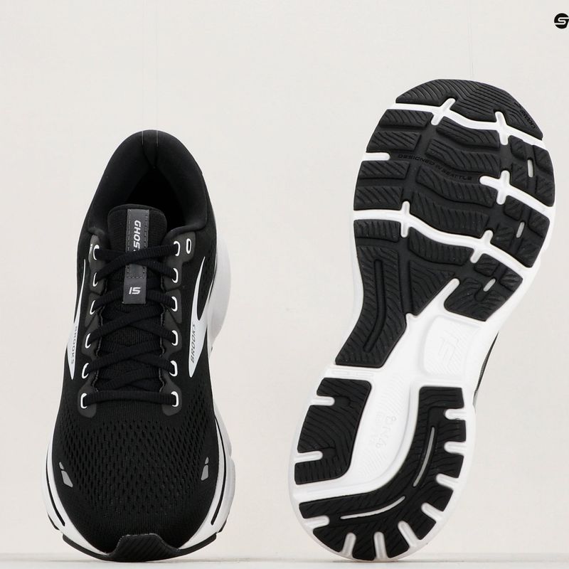 Buty do biegania męskie Brooks Ghost 15 black/blackened pearl/white 17