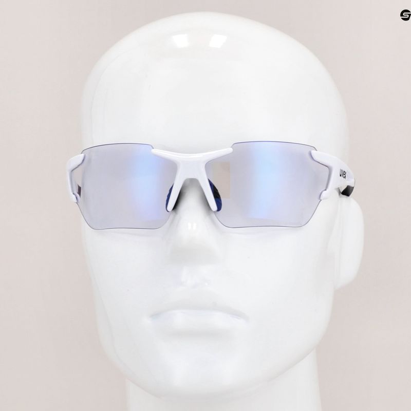 Okulary przeciwsłoneczne UVEX Sportstyle 803 Race V  white/litemirror blue 11