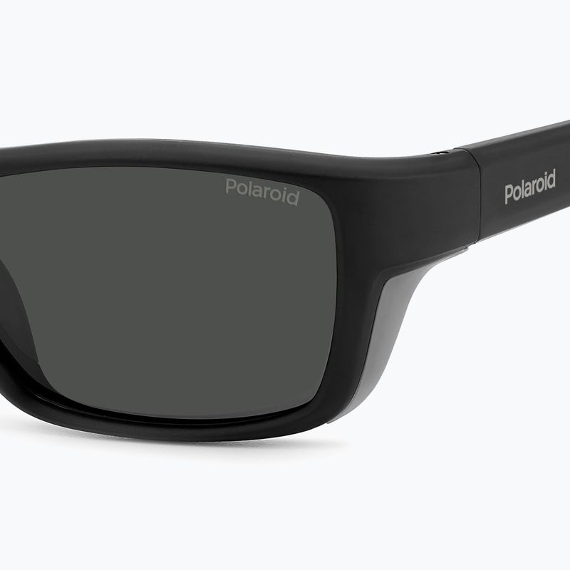 Okulary przeciwsłoneczne męskie Polaroid PLD 7046/S black grey/grey polarized 5
