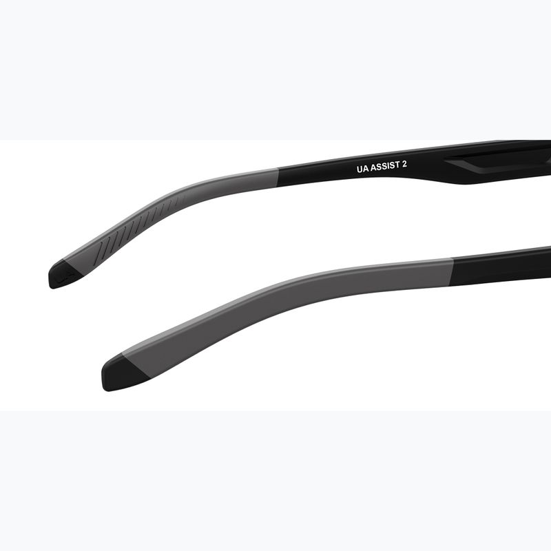 Okulary przeciwsłoneczne męskie Under Armour Assist 2 black/green multilayer 8