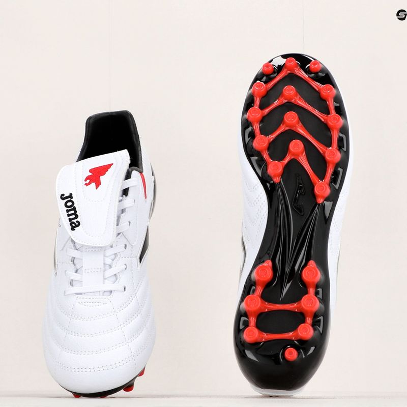 Buty piłkarskie męskie Joma Aguila Cup AG white/red 13