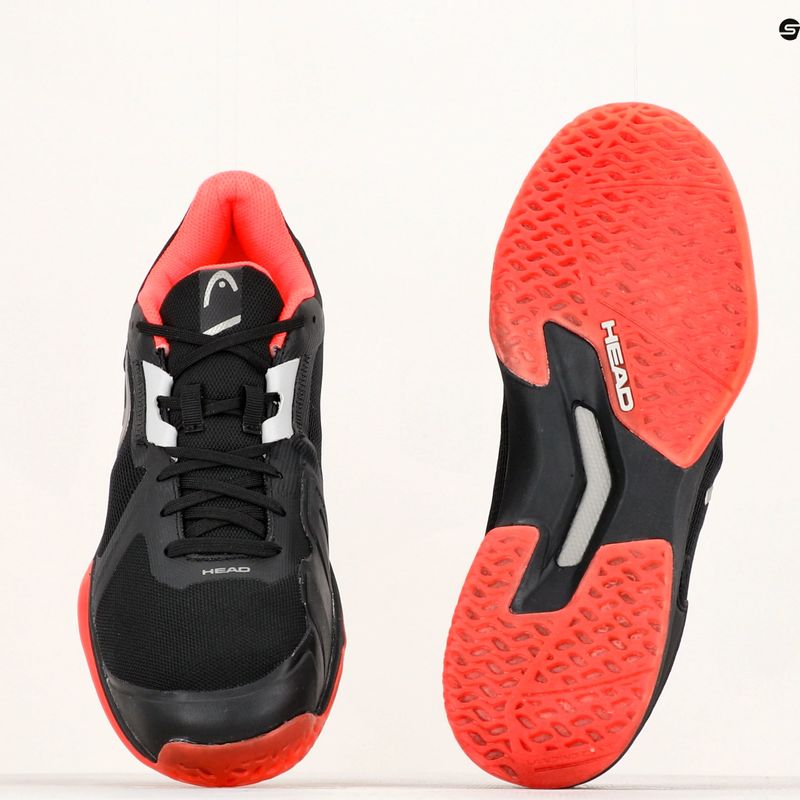 Buty do squasha HEAD Sprint Team 3.5 Indoor black/coral 14