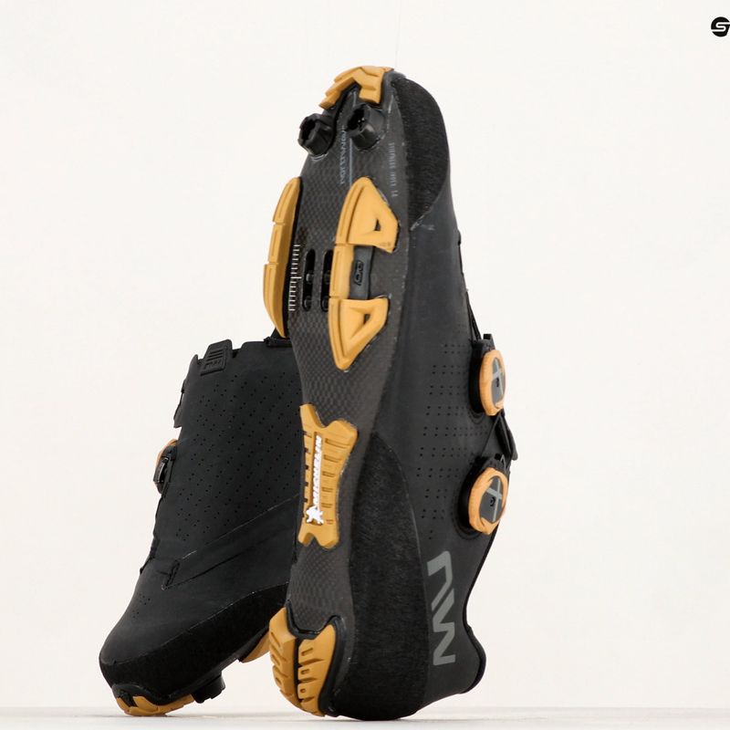 Buty rowerowe MTB męskie Northwave Extreme XC black/honey 15