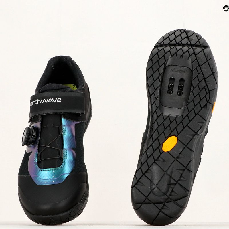 Buty rowerowe MTB męskie Northwave Overland Plus black/iridescent 14