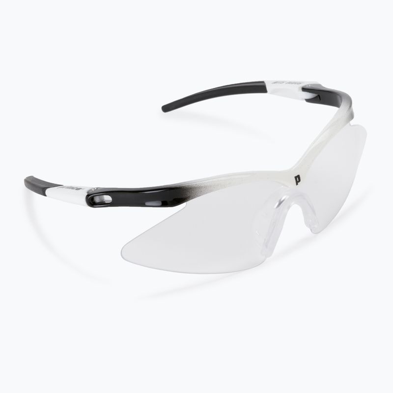Okulary do squasha Prince Scopa Slim white/black 2
