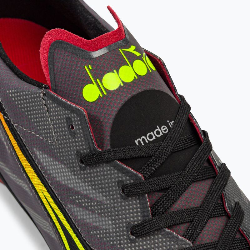 Buty piłkarskie  męskie Diadora Brasil Elite Veloce ITA LPX czarno-szare DD-101.178785-D0136-43 8