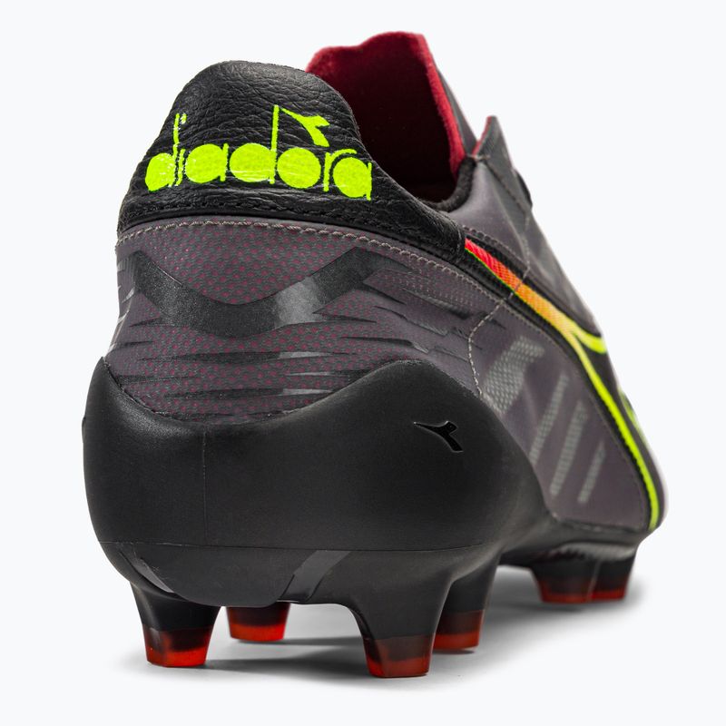 Buty piłkarskie  męskie Diadora Brasil Elite Veloce ITA LPX czarno-szare DD-101.178785-D0136-43 9