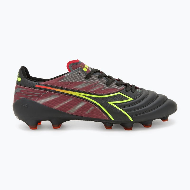 Buty piłkarskie  męskie Diadora Brasil Elite Veloce ITA LPX czarno-szare DD-101.178785-D0136-43 10