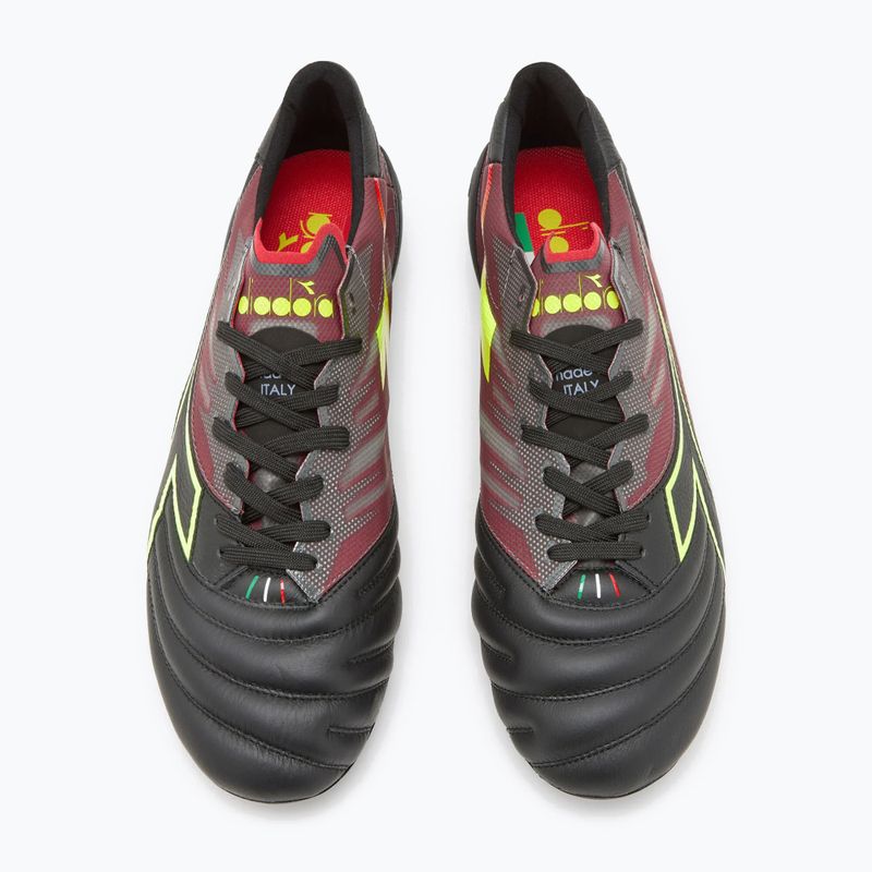 Buty piłkarskie  męskie Diadora Brasil Elite Veloce ITA LPX czarno-szare DD-101.178785-D0136-43 12