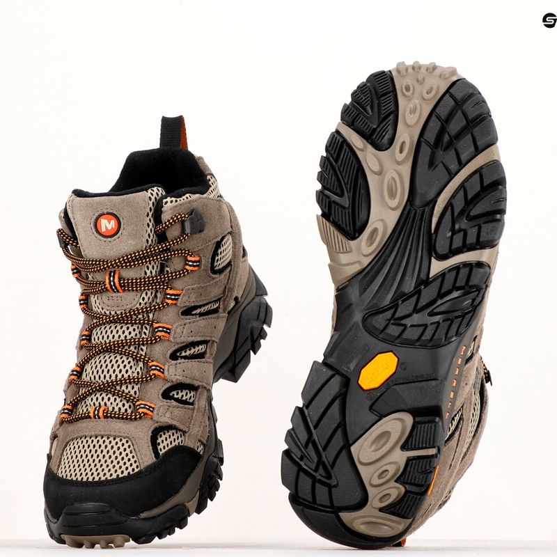 Buty turystyczne męskie Merrell Moab 2 Ltr Mid Gtx walnut 18