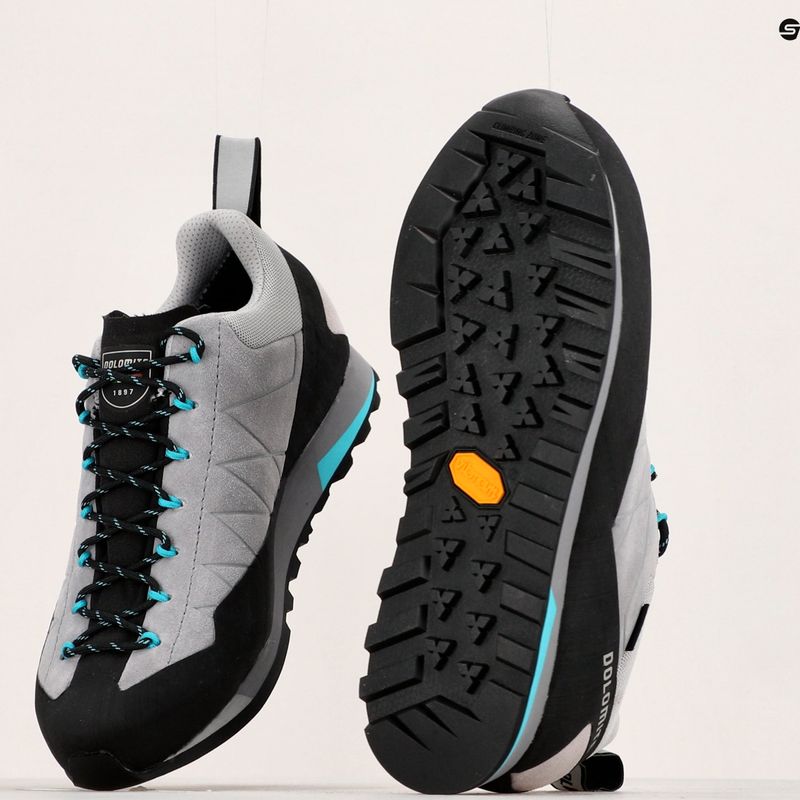 Buty podejściowe damskie Dolomite Crodarossa Low GTX aluminium grey/capri blue 16