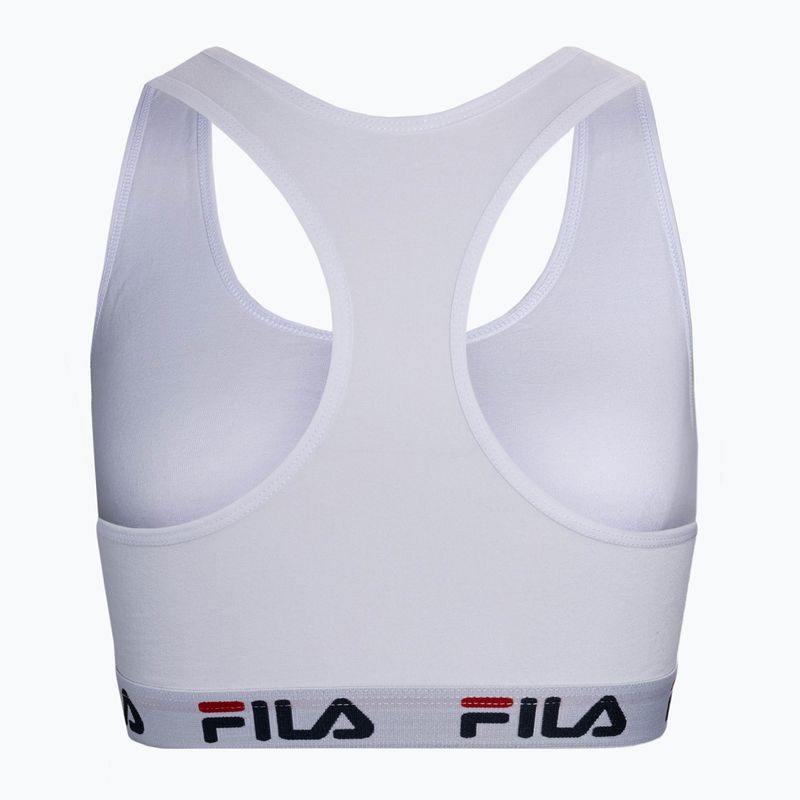 Biustonosz treningowy FILA FU6042 white 2