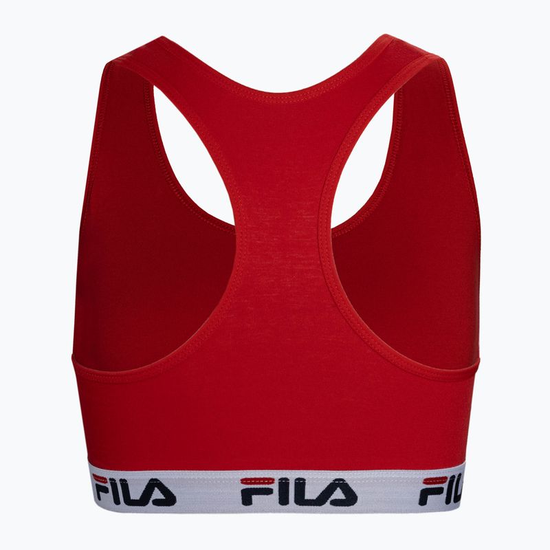 Biustonosz treningowy FILA FU6042 red 2