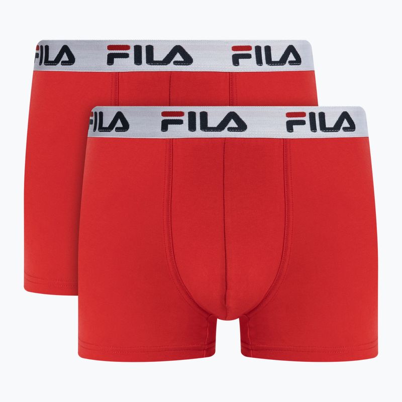 Bokserki męskie FILA FU5016/2 2 pary red