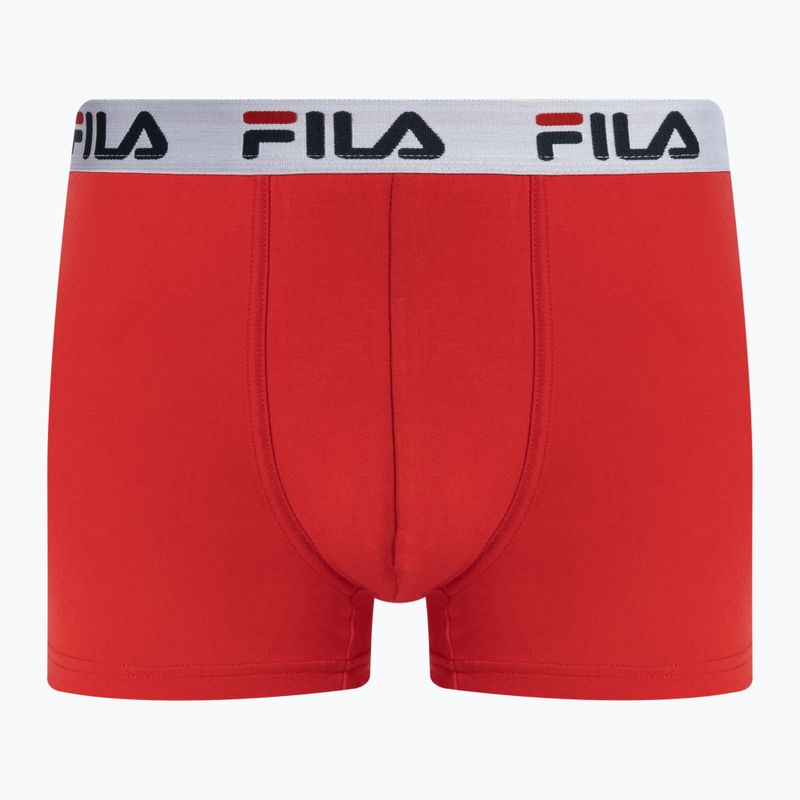 Bokserki męskie FILA FU5016/2 2 pary red 2
