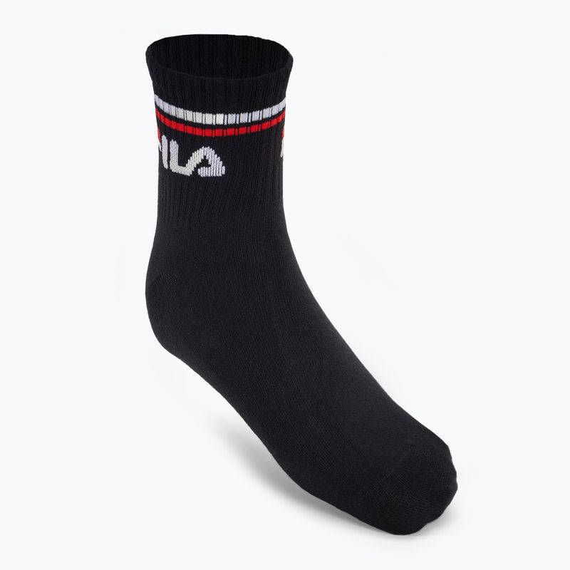 Skarpety Fila Unisex Quarter 3 pary black 2