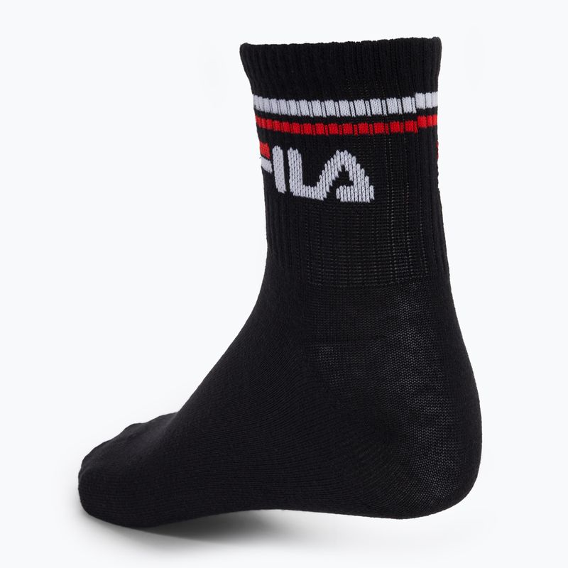 Skarpety Fila Unisex Quarter 3 pary black 3