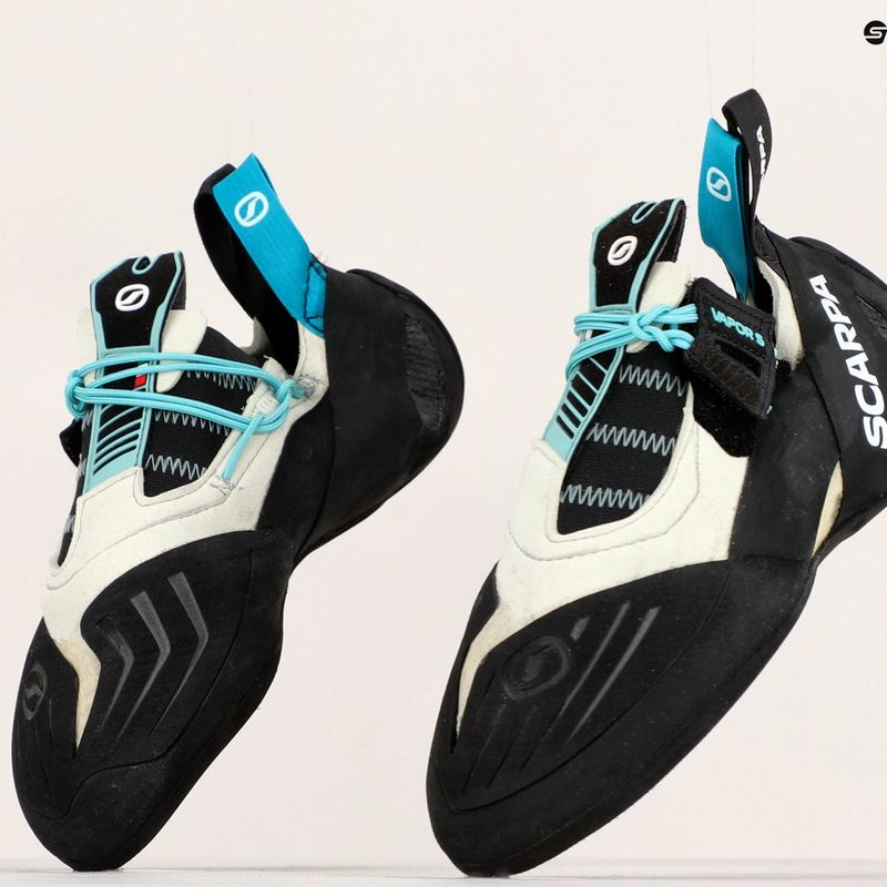 Buty wspinaczkowe damskie SCARPA Vapor S dust gray/aqua 13