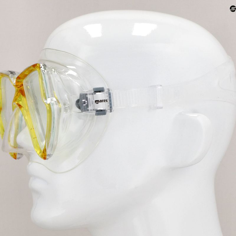 Maska do snorkelingu Mares Zephir yellow/clear 3