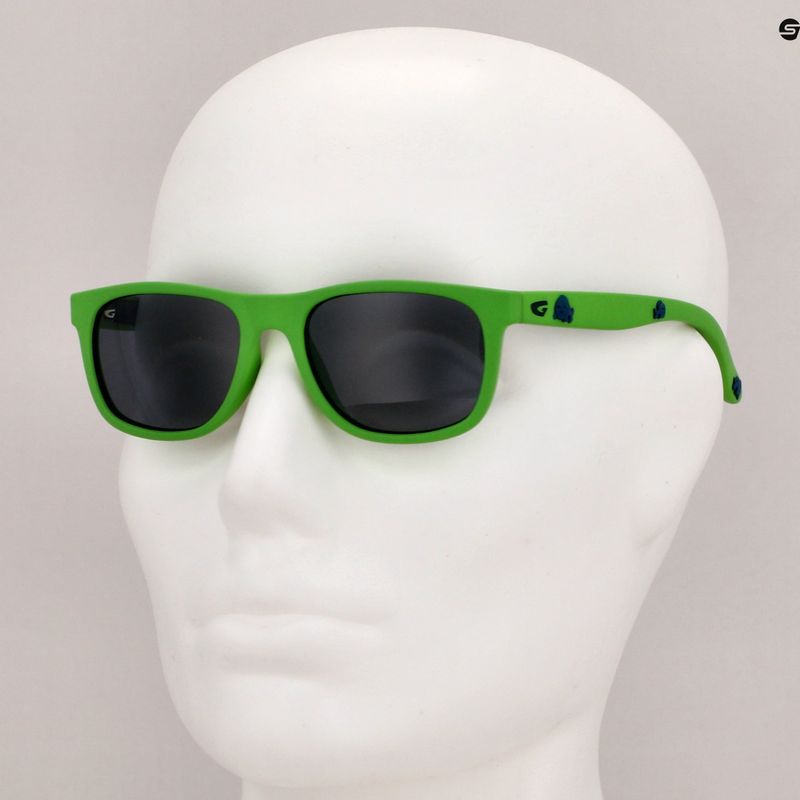 Okulary przeciwsłoneczne dziecięce GOG Alice matt neon green/blue/smoke 10