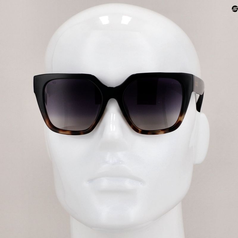 Okulary przeciwsłoneczne damskie GOG Hazel black/brown demi/gradient smoke 10