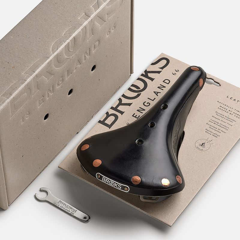 Siodełko rowerowe Brooks England B17 Special Titanium black 8