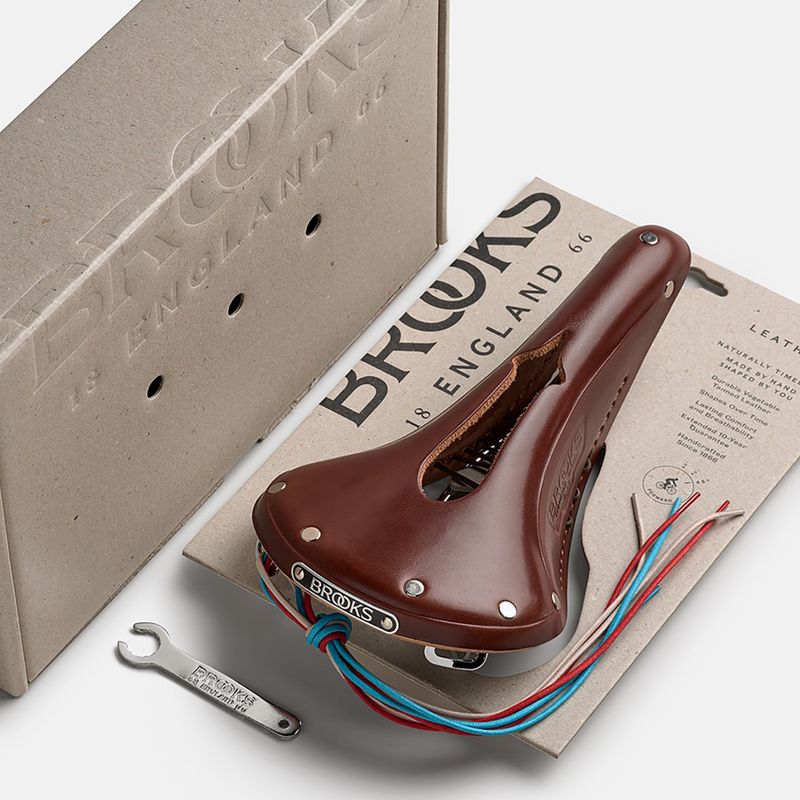 Siodełko rowerowe Brooks England B17 Narrow Carved brown 8