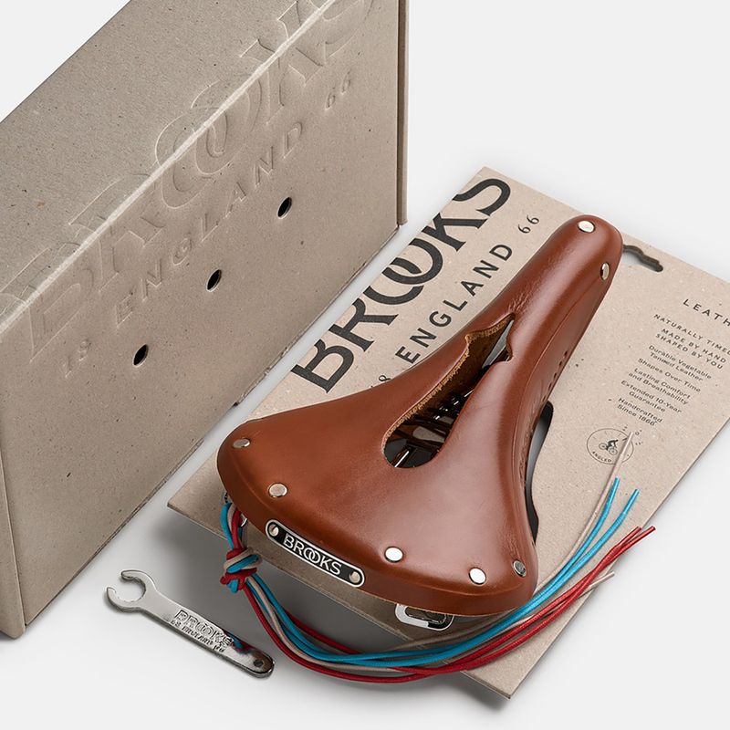 Siodełko rowerowe Brooks England B17 Carved honey 8