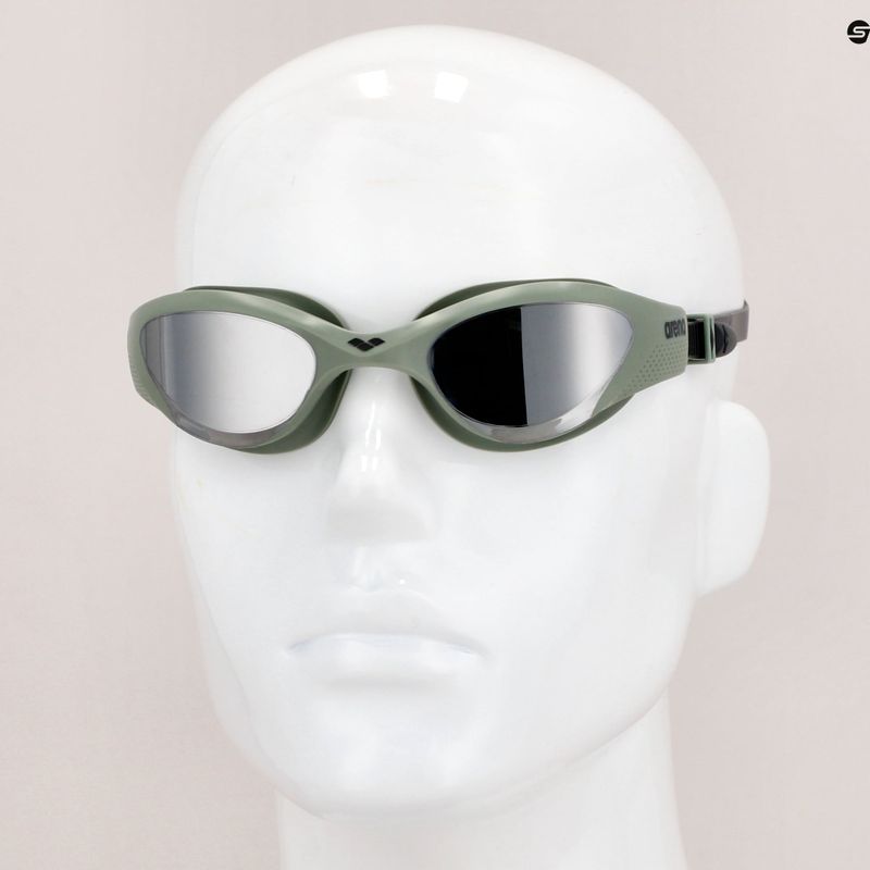 Okulary do pływania arena The One Mirror silver/jade/black 10