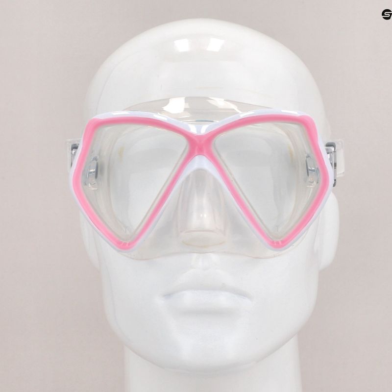 Maska do nurkowania dziecięca Mares Pirate clear/pink 9