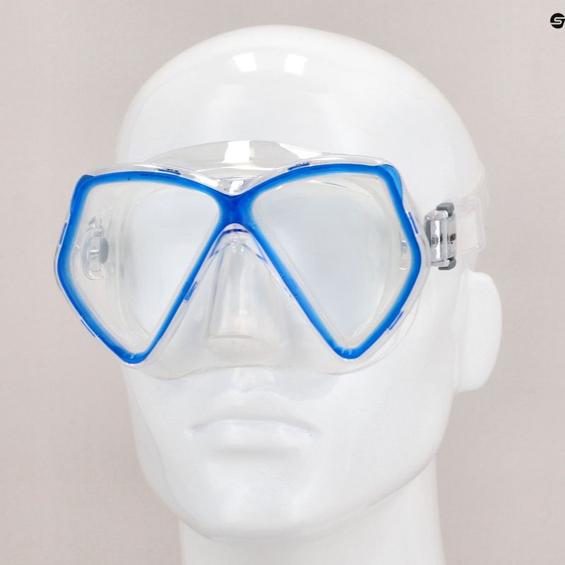 Maska do nurkowania dziecięca Mares Pirate clear/blue 10