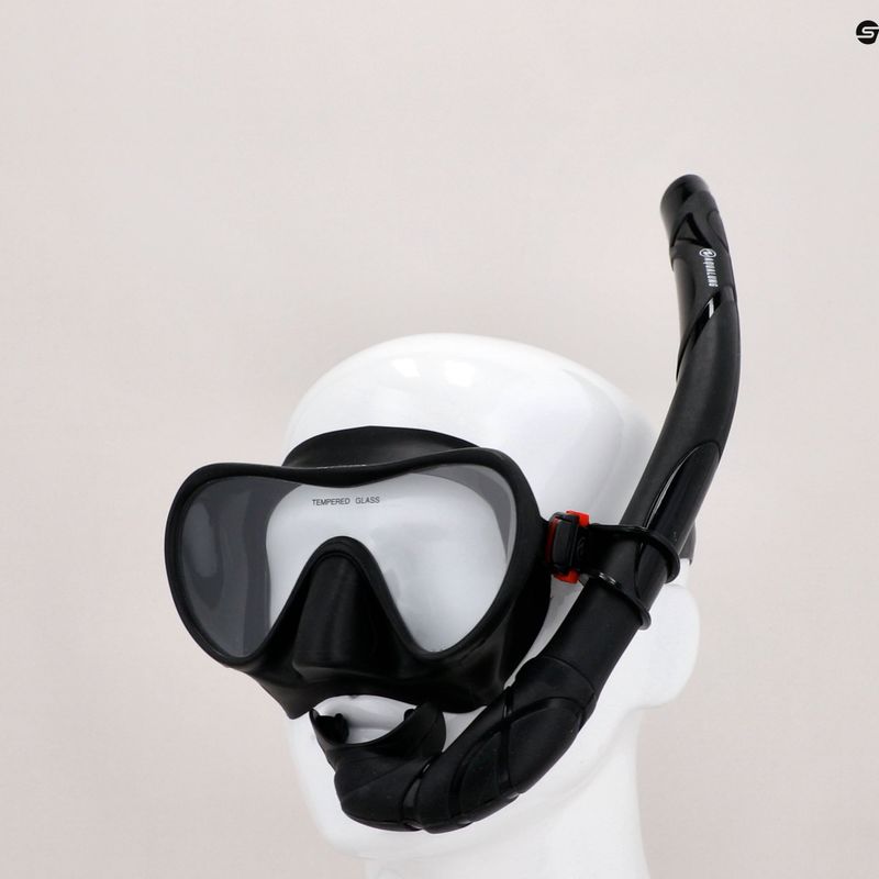Zestaw do snorkelingu Aqualung Nabul Set black/black 16