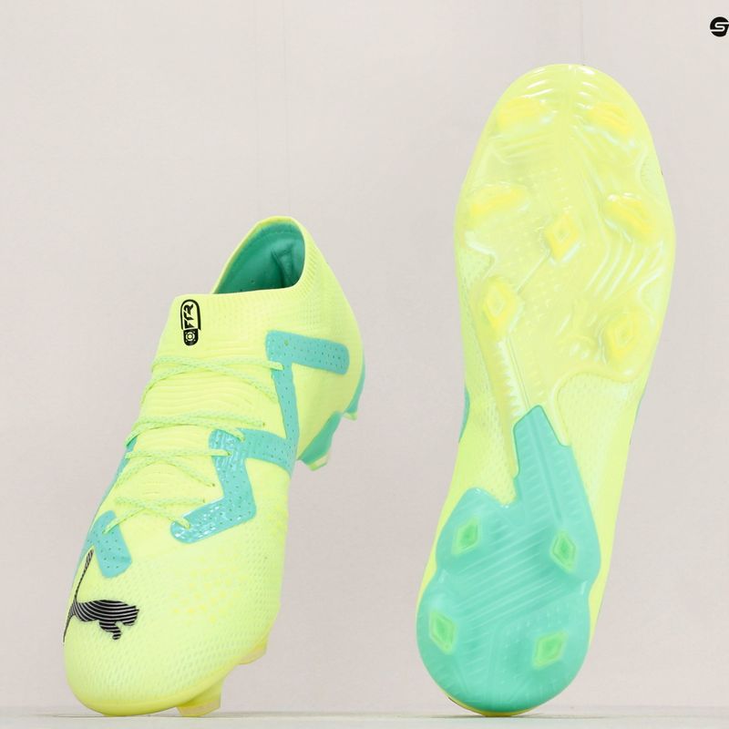 Buty piłkarskie męskie PUMA Future Ultimate Low FG/AG fast yellow/puma black/electric peppermint 17