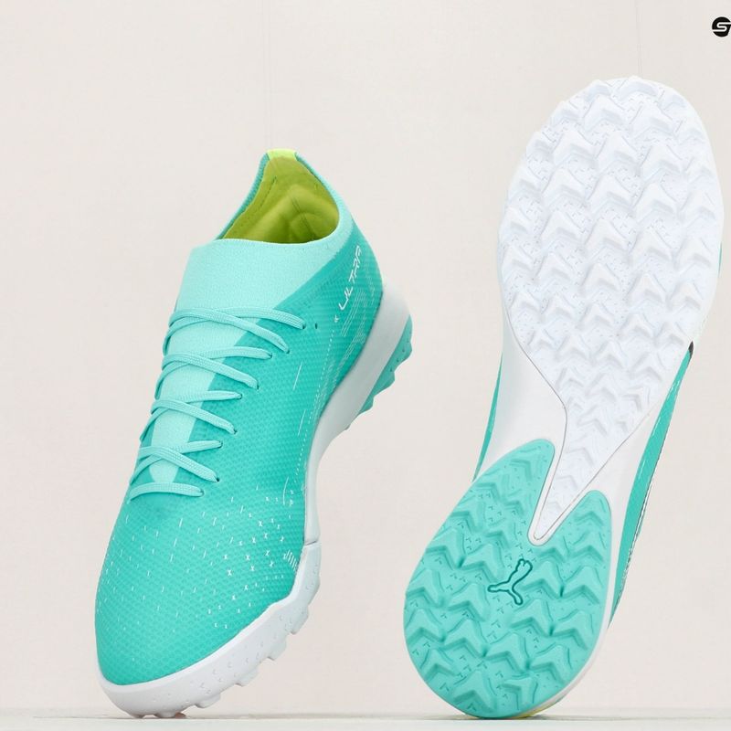 Buty piłkarskie męskie PUMA Ultra Match TT electric peppermint/puma white/fast yellow 18
