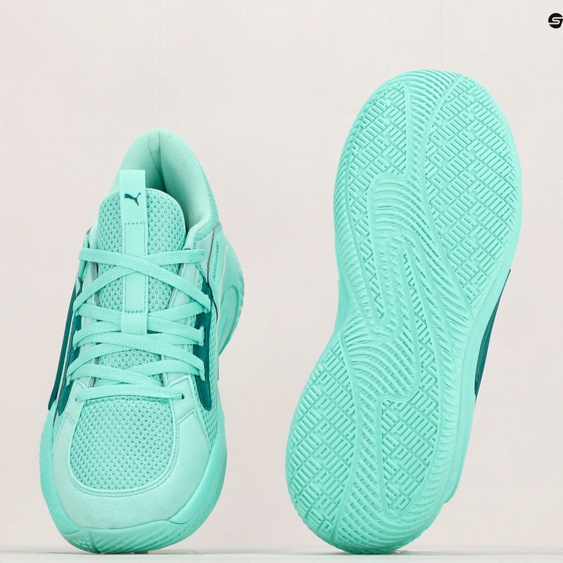 Buty do koszykówki męskie PUMA Court Rider Chaos Slash electric peppermint/green lagoon 20