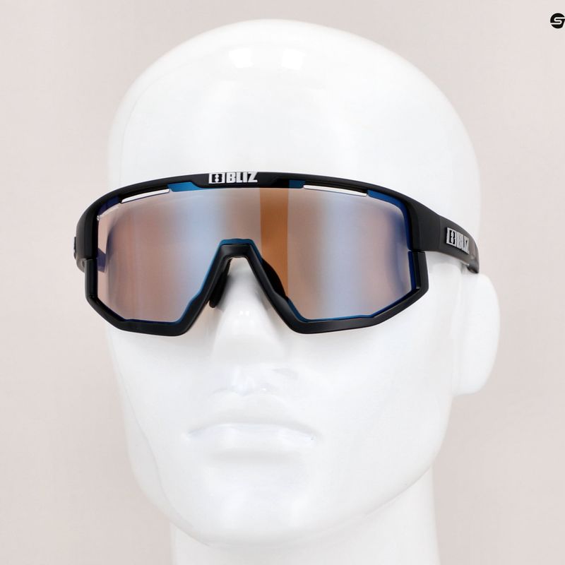 Okulary przeciwsłoneczne Bliz Fusion Nano Optics Photochromic matt black/brown blue multi 7