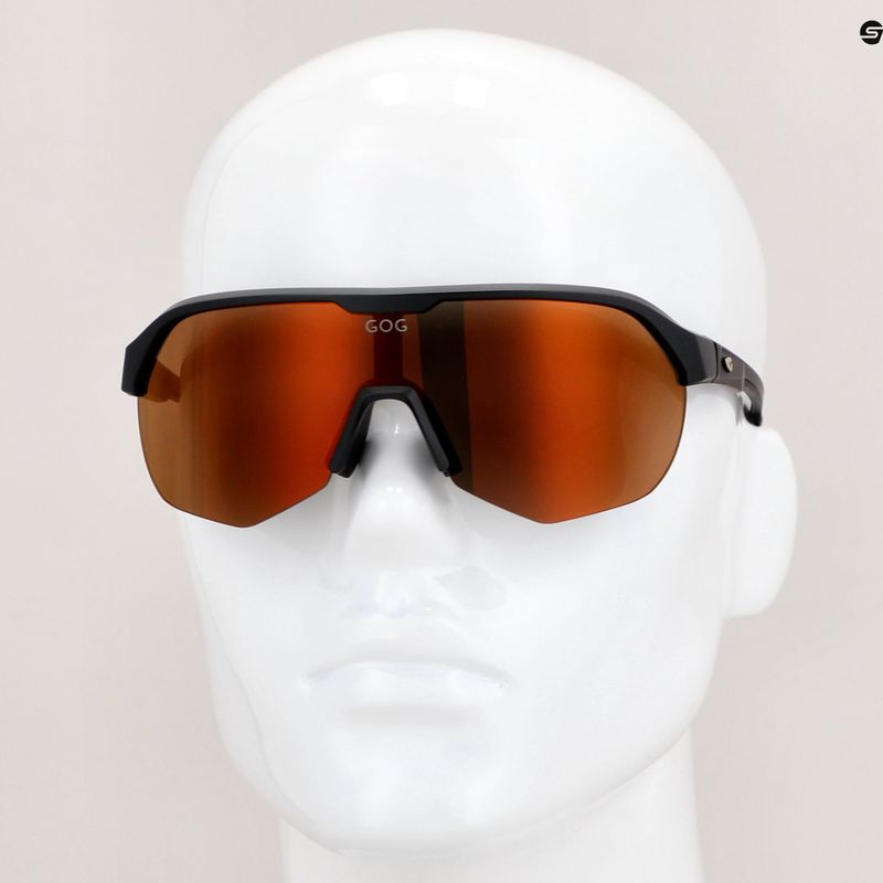 Okulary przeciwsłoneczne GOG Perseus matt black/polychromatic gold 7